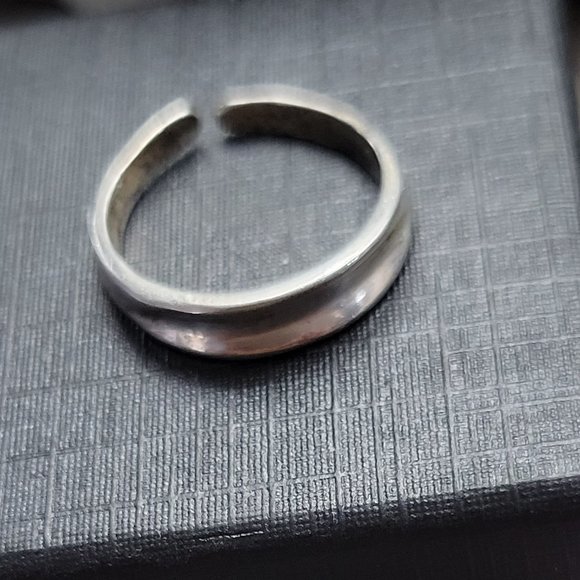 Toe Ring Open Size Vintage 925 - Picture 3 of 4